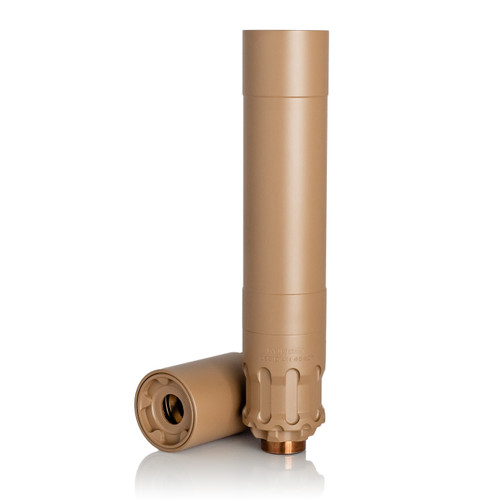Rugged Suppressors Obsidian45 .45 Caliber Silencer, Flat Dark Earth Anodized, OBSFDE45