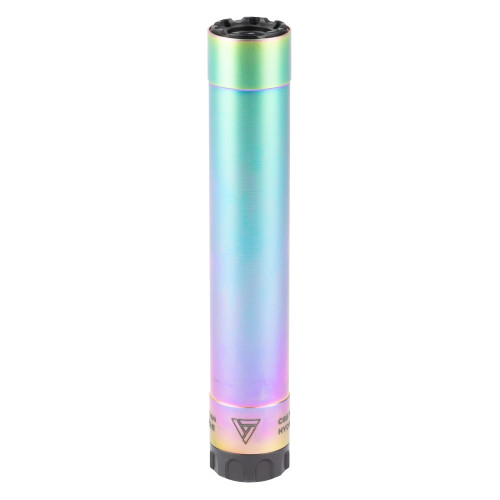 CGS Group Hydra-SS CGS-HYDRA-SS 22 LR Rimfire Suppressor with Rainbow PVD Finish