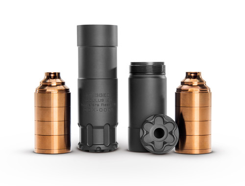 Rugged Suppressors Oculus22 OCU22 22 LR Rimfire Silencer, Black Cerakote
