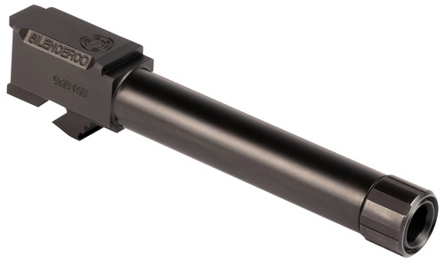 SilencerCo AC5367 Threaded Barrel for SIG Sauer P365, Black Nitride