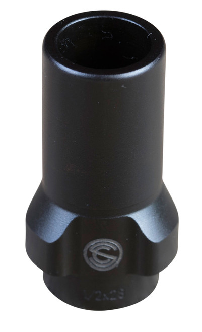SilencerCo AC2604 3-Lug Muzzle Device for 9mm, 1/2x28 Threads