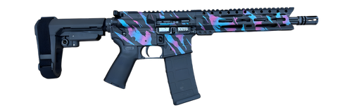 Diamondback DB15 Miami Tiger Stripe 5.56 NATO Pistol with SBA3 Brace and 30-Round Magazine
