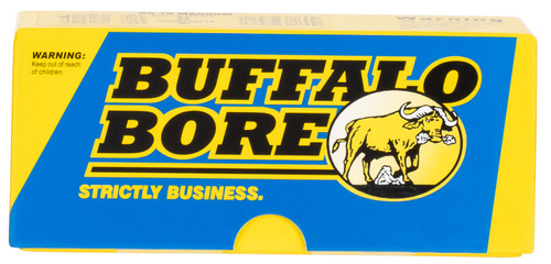 Buffalo Bore Ammunition 8B20 45-70 Government 405 Grain Semi-Jacketed Flat Point Rifle Ammunition, 20 Rounds