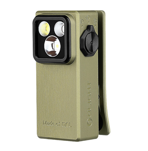 OLIGHT Oclip Ultra Rechargeable Clip Light, 300 Lumens, OD Green – OCLIPULTRAOG