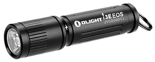 OLIGHT i3E EOS I3EBK Keychain Flashlight, 90 Lumens, Black Anodized