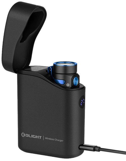 OLIGHT Baton 4 Premium Edition Rechargeable LED Flashlight Kit, 1,300 Lumens, BATON4KITBK