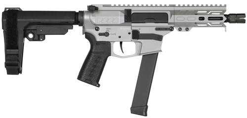 CMMG Banshee MKGS 9mm Semi-Automatic Pistol with 5-Inch Threaded Barrel, Titanium Cerakote, Part 99A890F-TI