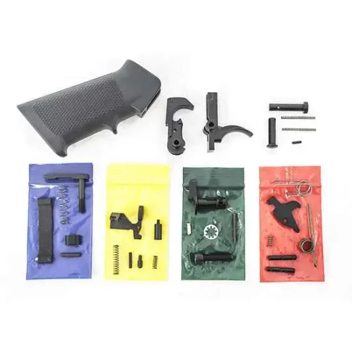 CMMG 55CA6C5 Lower Receiver Parts Kit for AR-15, Mil-Spec, Black