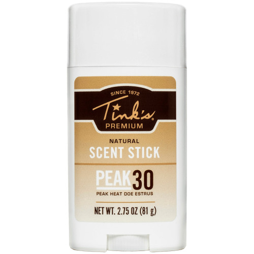 Tinks PEAK30 Premium Doe Estrus Scent Stick, 2.75 oz, Part W6227