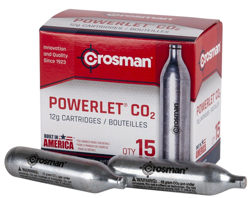 Crosman Powerlet, Cros C2315      Powerlet 12g Co2 Cartridges   15pk