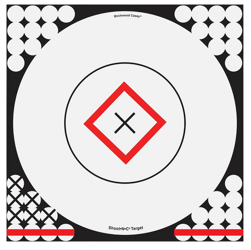 Birchwood Casey Shoot-n-c, Bir 34195          Shoot-n-c 17.75" Wtblk Blsy 5pk