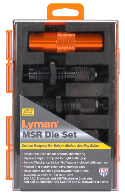 Lyman Msr, Lym 7690112 Msr Die Set 50 Beowolf  4-die Set