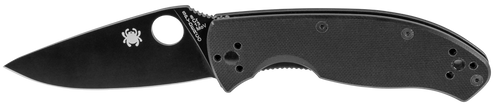 Spyderco Tenacious, Spy C122gbbkp      Tenacious G10   Pln Dp 3.39 Blk