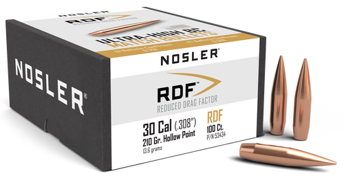 Nosler Rdf, Nos 53434 Rdf Match   30 210  Hpbt  100