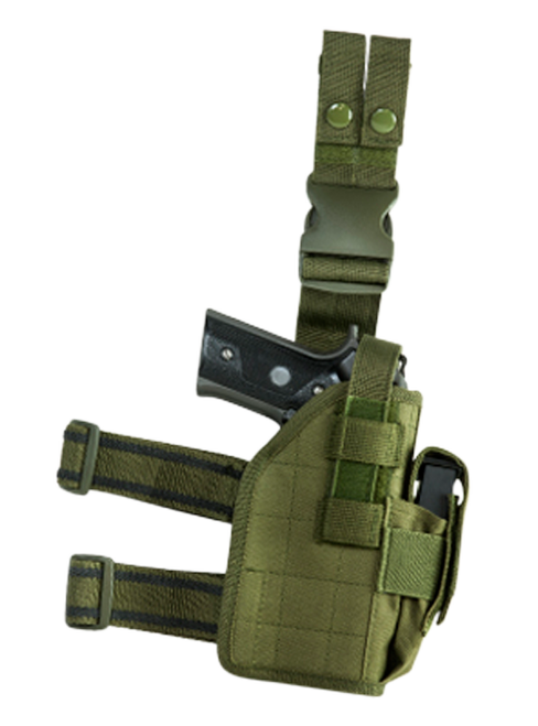 Ncstar Drop Leg, Nc Cvdlhol2954g  Unv Drop Leg Hol Rh Grn