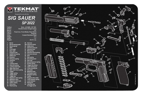 Beck Tek, Llc (tekmat) Sig Sauer Sp2022, Tekmat Tek-r17-sigsp2022   Sig Sp 2002