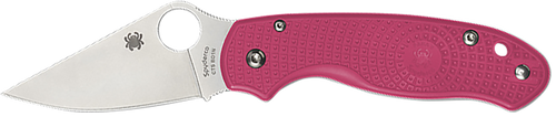 Spyderco Para 3, Spy C223pn         Para 3 Pnk Lw Pln Brst Cancer