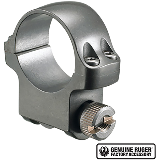 Ruger 4ktg Scope Ring, Rug 90294     4ktg Med Trgt Grey Rng  Clam