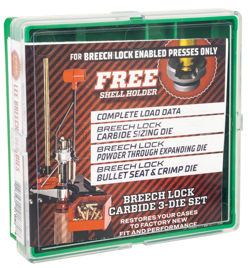 Lee Breech Lock Carbide, Lee 91882 Bl Bushing 3 Die Set 9mm Luger Carbide