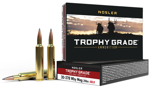 Nosler Trophy Grade, Nos 60133    30-378 Wby   210 Ablr           20/10