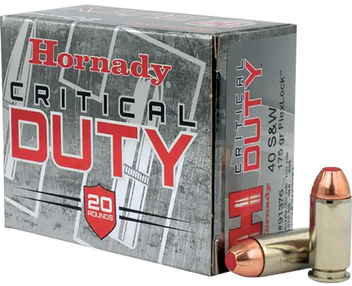 Hornady Critical Duty, Horn 91376  Crit Duty  40s     175           20/10