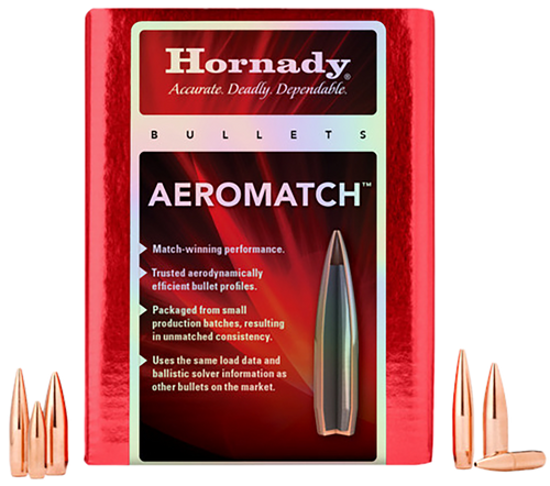 Hornady , Horn 227711 Bull  .224 69   Hpbt Aeromatch   500/6