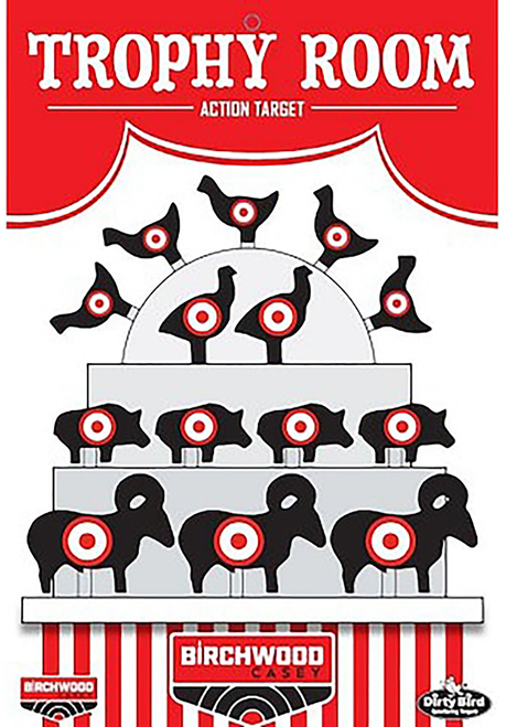 Birchwood Casey Dirty Bird, Bir Bc-35775       Dirtybird 12x18 Trophy Room 6pk