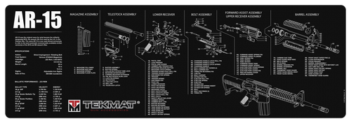 Beck Tek, Llc (tekmat) Ar-15, Tekmat Tekr36ar15          Ar15 Black Cleaning Mat