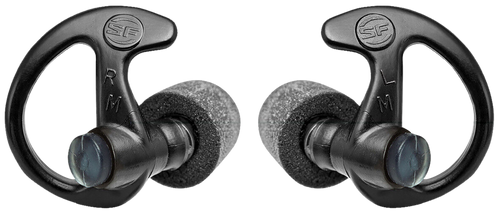 Surefire Ep10, Sf Ep10-bk-mpr     Full Block  Earplugs Md Clear