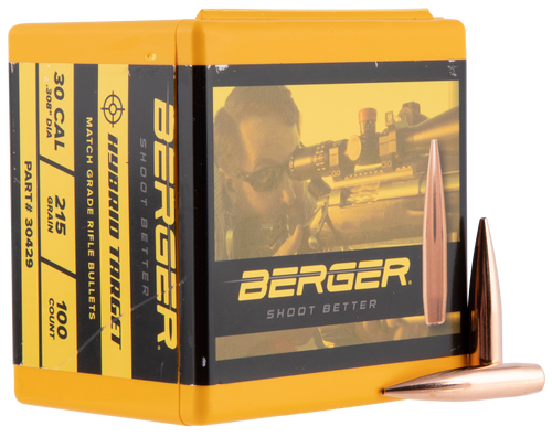 Berger Bullets Hybrid Target, Berg 30429 Bull .308 215g Hyb Trgt 100