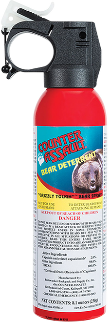Counter Assault Bear Spray, Amk 15067024 Counter Assault Bear Spray 8.1