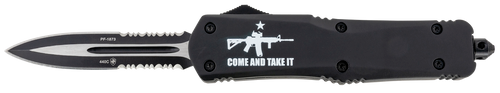 Templar Knife Come And Take It Ar-15, Temp Lar15431 Lrg   C& Take It Ar15  Dagger Ser Bk
