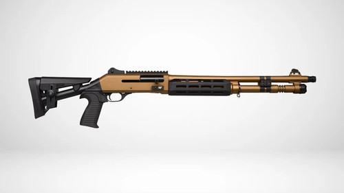 Gforce Arms GF4 12 Gauge Semi-Auto Shotgun with Burnt Bronze Cerakote Finish and M-LOK Forearm