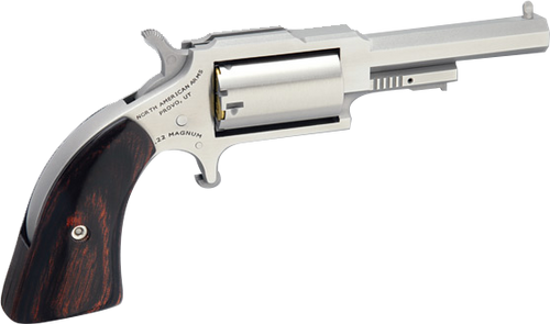 North American Arms Sheriff Revolver NAA-1860-250C 22 LR & 22 Magnum Stainless Steel 5-Shot