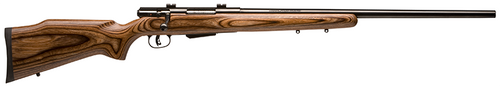 Savage Arms 25LV 17 Hornet Bolt Action Rifle with Brown Laminate Stock