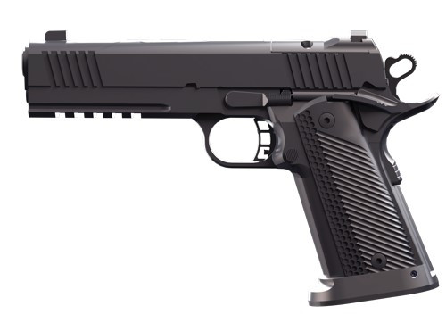 Rock Island Armory TAC Ultra FS HC 45 ACP Semi-Auto Pistol with Optic-Ready Slide and Steel G10 Grips