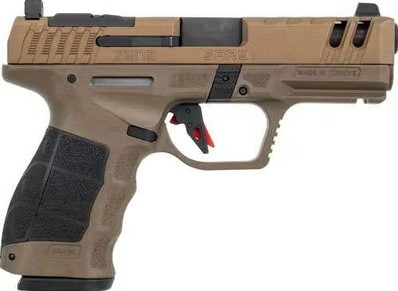SAR Firearms SAR9 Compact Gen 3 9mm Semi-Auto Pistol with Bronze Cerakote Finish and Tritium Night Sights