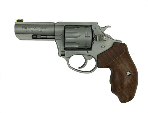 Charter Arms The Professional IV .32 H&R Mag Revolver with 7-Round Capacity and Stainless Steel Finish