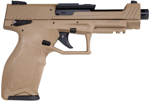 Taurus TX22 Competition 22LR Semi-Auto Pistol with Flat Dark Earth Finish and 16+1 Capacity