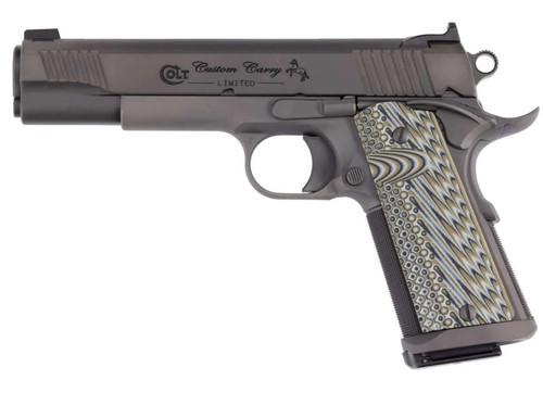 Colt Custom Carry Limited 9mm Semi-Auto Pistol with Smoked Gray IonBond Finish