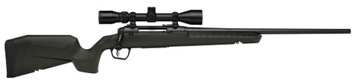 Savage Arms Axis 2 XP 7mm-08 Bolt Action Rifle with Green Synthetic Stock and 3-9x40 Scope