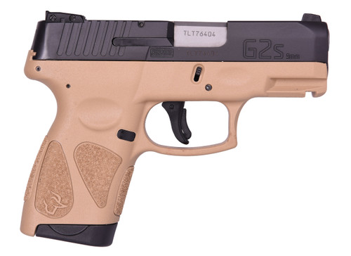 Taurus G2S 9mm Semi-Auto Pistol with Flat Dark Earth Polymer Frame and Two 7-Round Magazines
