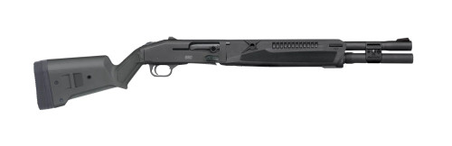 Mossberg 990 Aftershock 12 Gauge Semi-Auto Shotgun with Magpul SGA Stock and Fiber Optic Sights