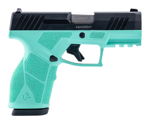 Taurus GX2 9mm Semi-Auto Pistol with 10+1 Capacity and Cyan Polymer Frame