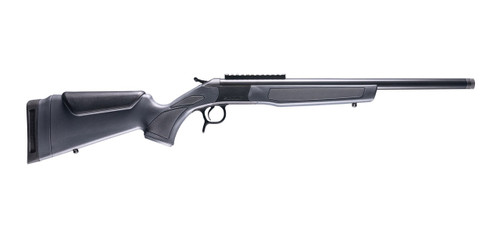 CVA Scout 35 Whelen Rifle with Synthetic Stealth Grey Stock and Matte Blue Finish