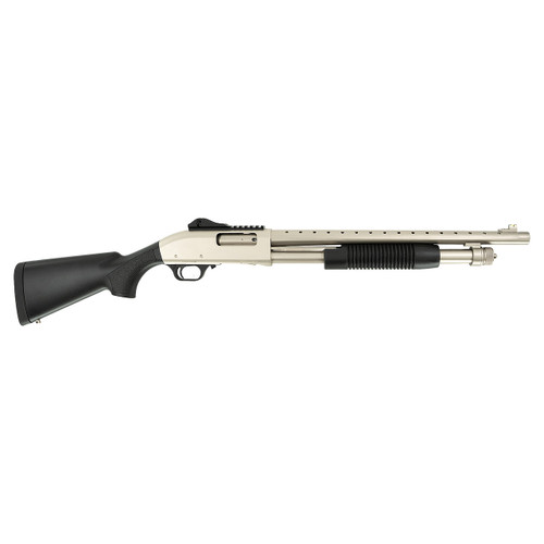 Tokarev USA TX3 Hammer 12 Gauge Pump Action Shotgun with Nickel Anodized Finish