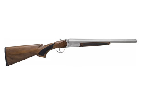 Legacy Sports International Citadel Coach 12 Gauge Side-by-Side Shotgun with Nickel Finish and Walnut Stock