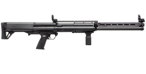 Keltec KSG-25 12 Gauge Pump Action Shotgun with Matte Black Finish and Magpul Flip-Up MBUS Sights