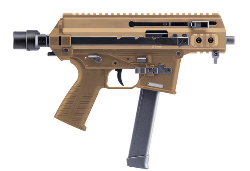 B&T APC9K Pro 9mm Semi-Auto Pistol with Coyote Tan Finish and 33-Round Magazine