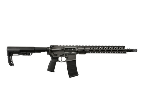POF USA Minuteman 300 AAC Blackout Rifle with Tungsten Cerakote Finish and Collapsible Stock